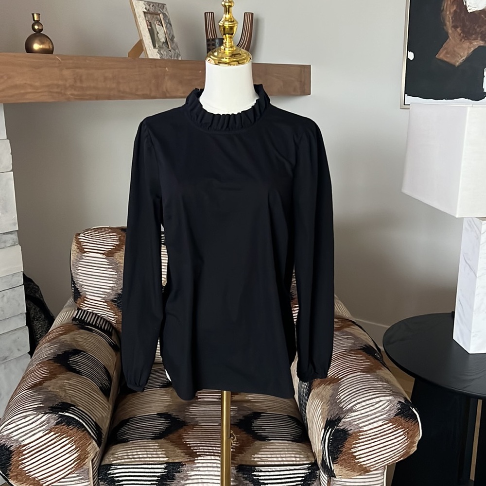 J.Crew Ruffle Sleeve Top - Picture 3 of 11